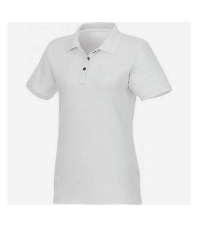 Elevate Womens/Ladies Beryl Short Sleeve Organic Polo Shirt (White) - UTPF3353