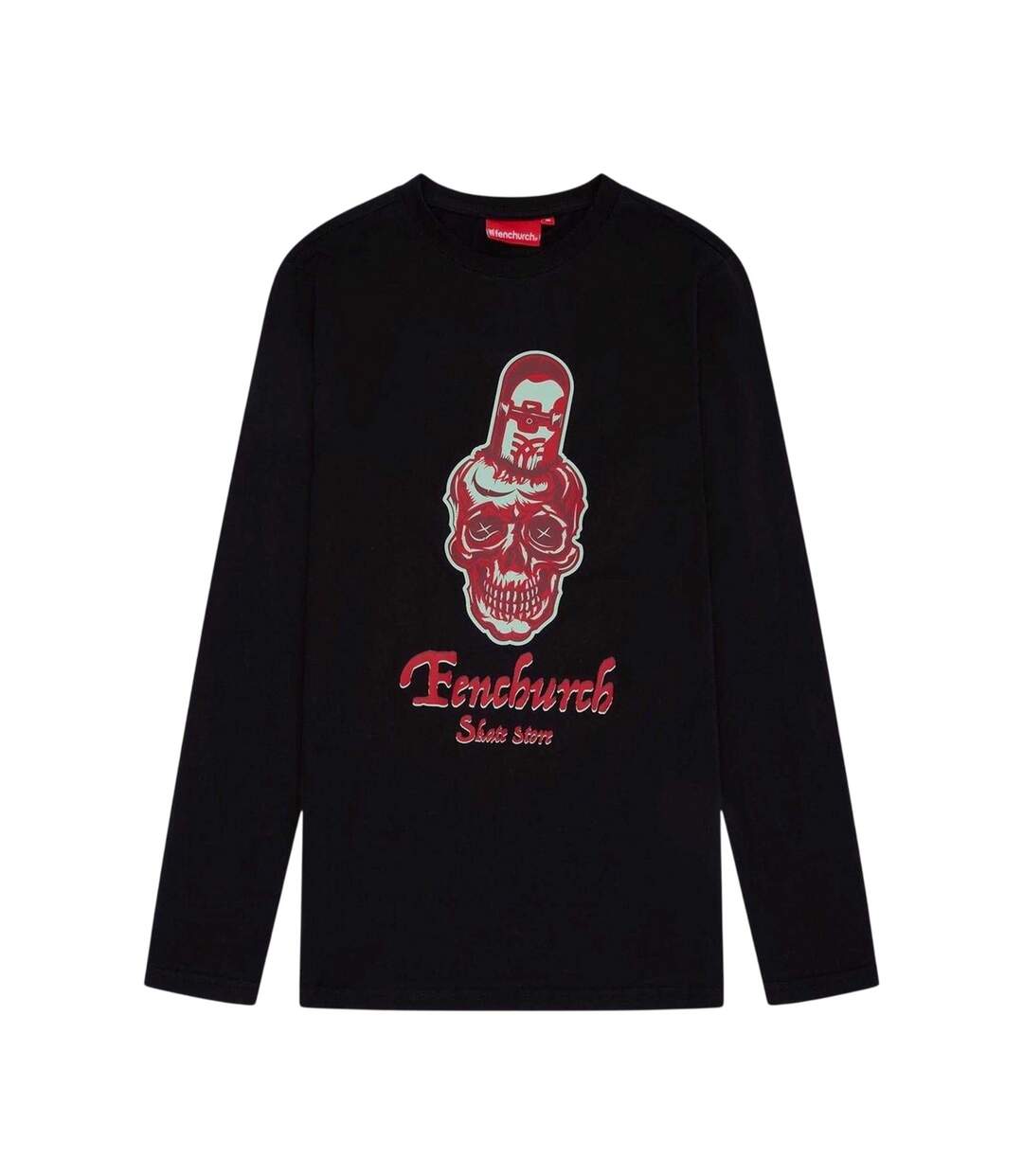 Unisex Adult Canon Long-sleeved T-shirt Black Fenchurch-1