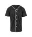 Maillot Baseball Homme Noir Blanc Urban Classics-1