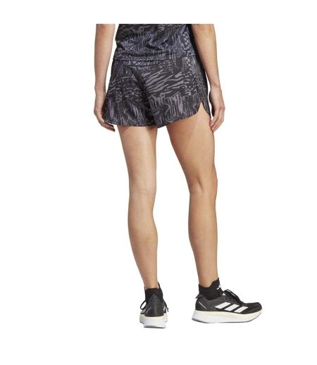 Short De Course Motif/style 3 Rayures Icons Femme Noir Adidas