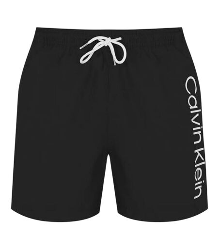 Short De Bain Motif/style Logo Homme Noir Calvin Klein