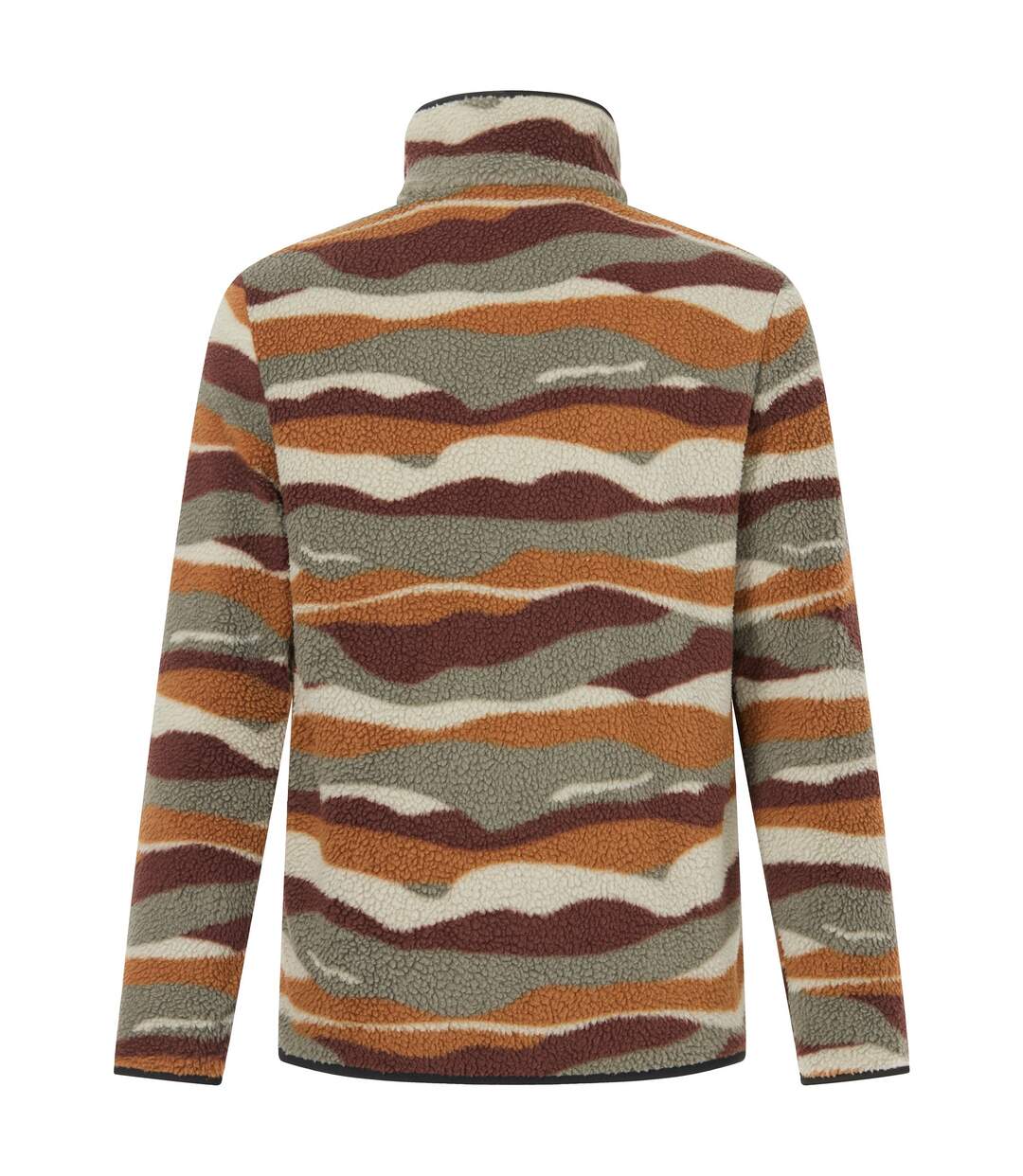 Mens Frankie Mountain Borg Fleece Top Coffee Grounds Regatta-3
