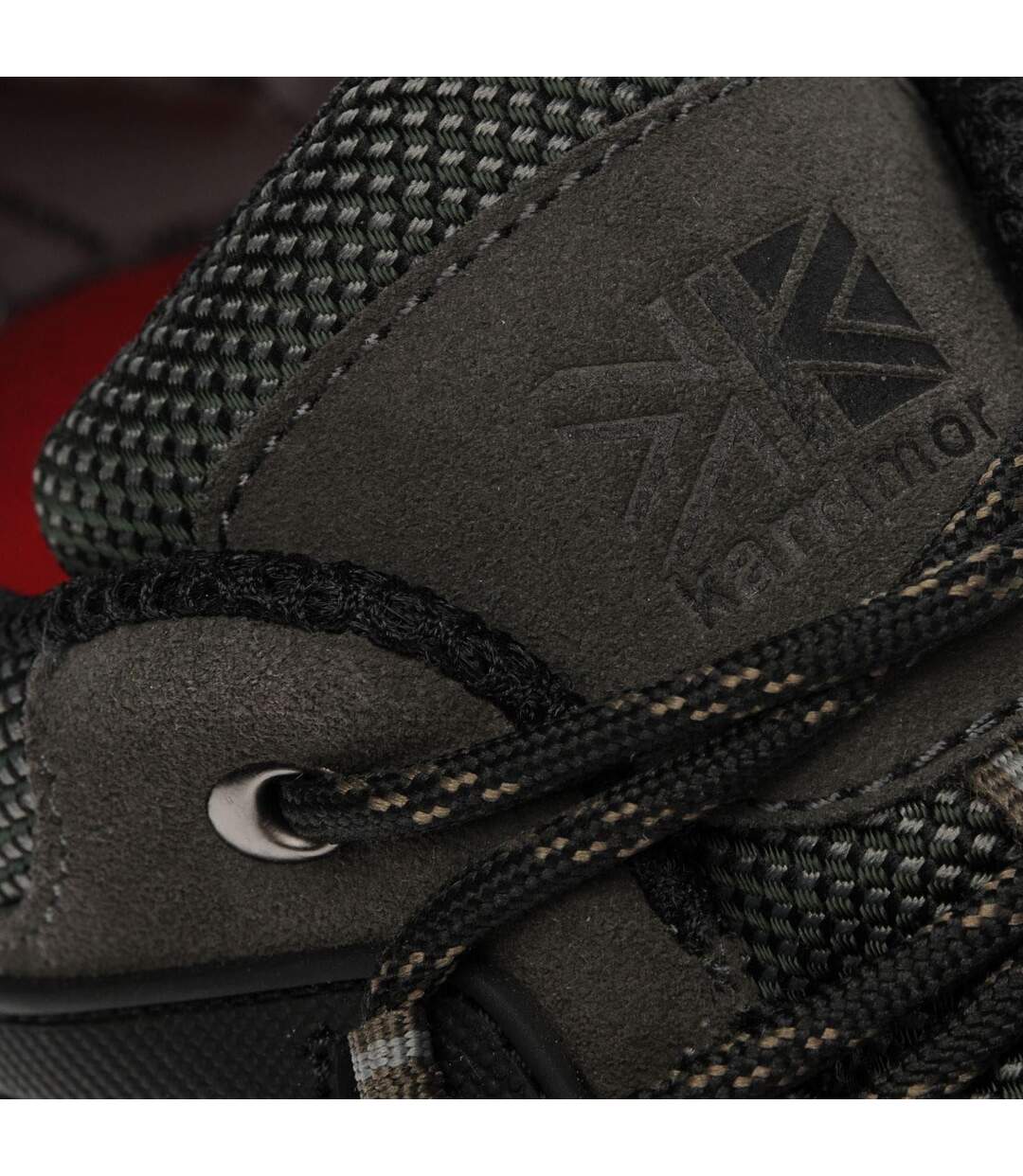Mens Aspen Leather Waterproof Walking Shoes Charcoal Karrimor-4