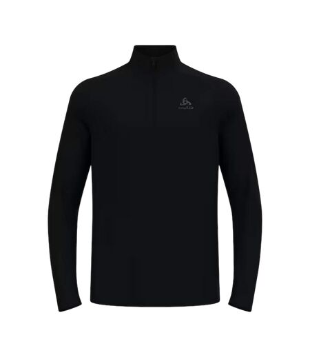 Mens Essentials Quarter Zip Fleece Top Black Odlo