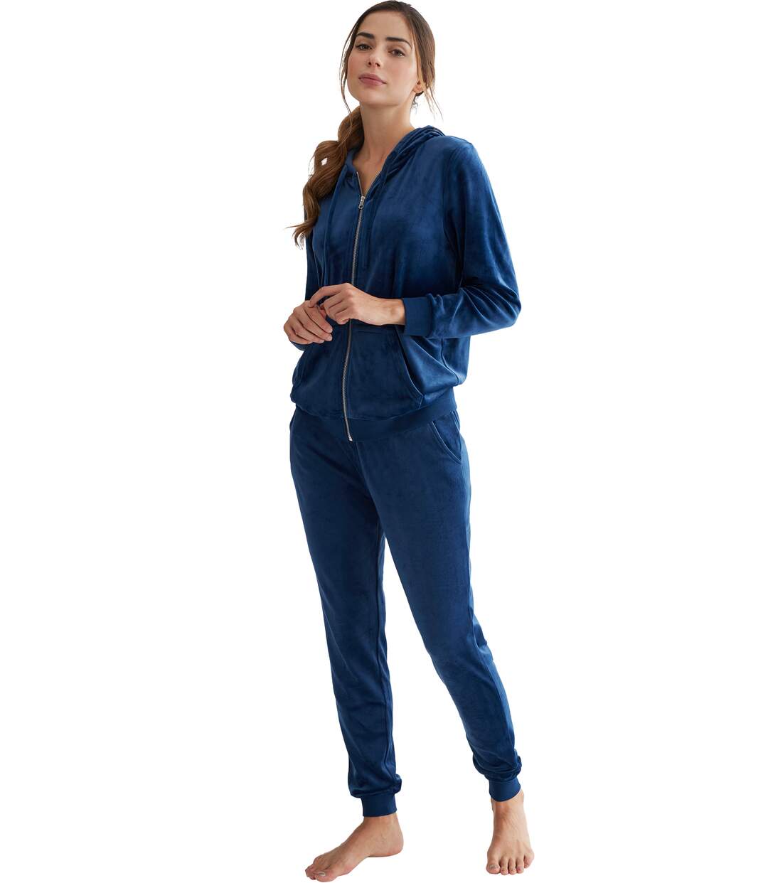 Tenue détente et intérieur pyjama pantalon sweat capuche Sport Selmark-1