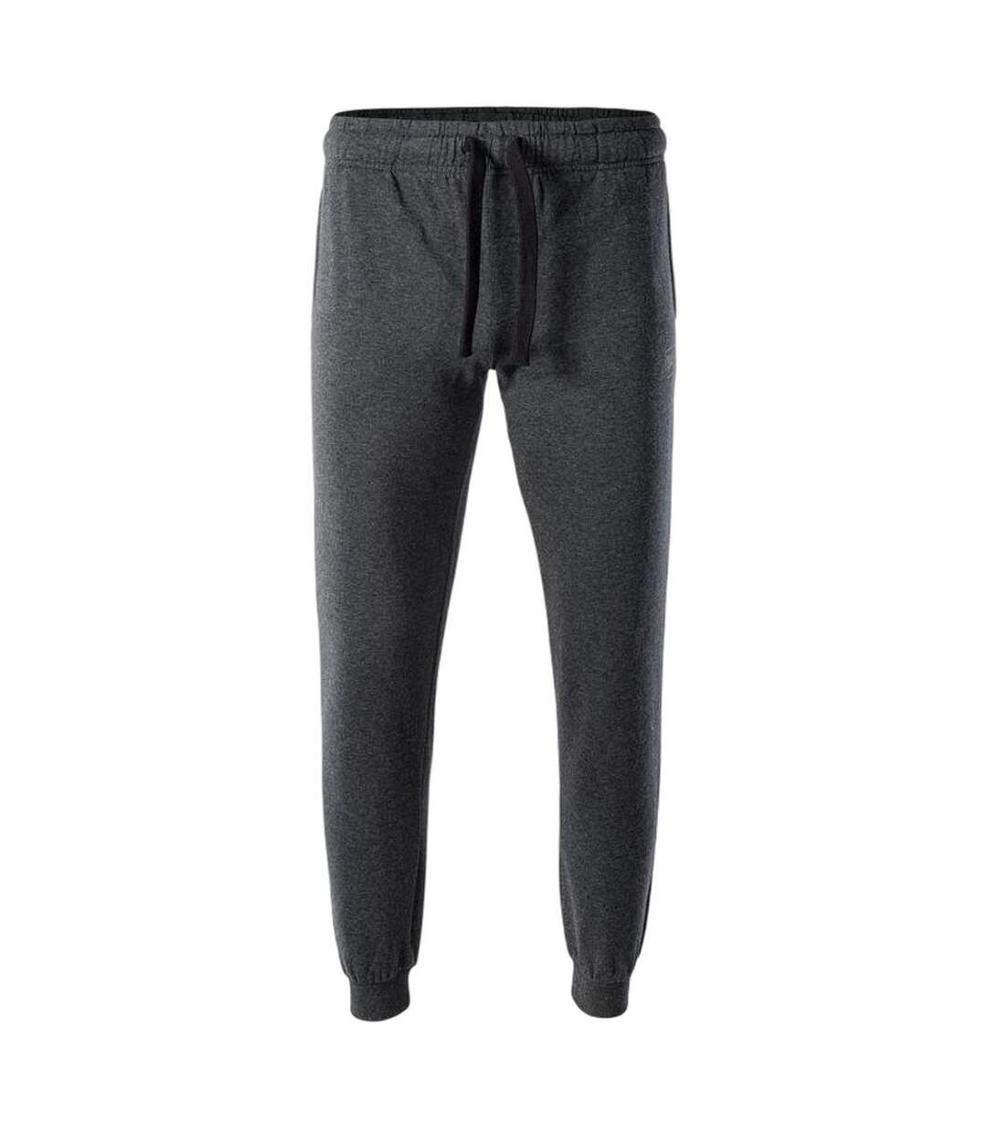 Mens Ibis Jogging Bottoms Black Grey Silver Magnum-1