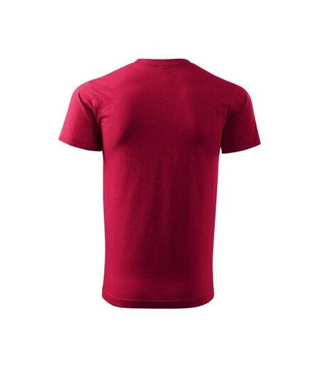 Mens Heavy New T-shirt Red Malfini