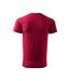 Mens Heavy New T-shirt Red Malfini-2
