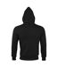 SOLS Sherpa Unisex Zip-Up Hooded Sweatshirt / Hoodie (Black) - UTPC512