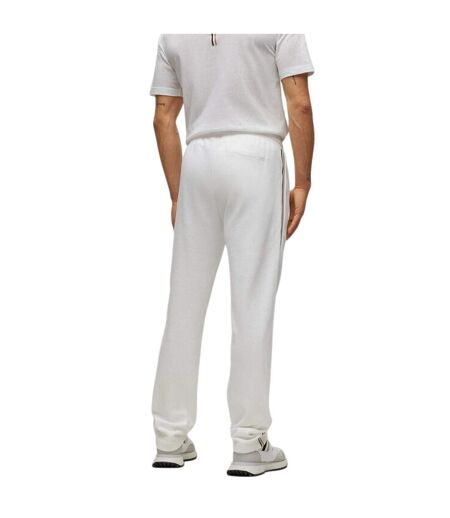 Pantalon De Jogging Motif/style Rayure Latérale Homme Blanc Boss