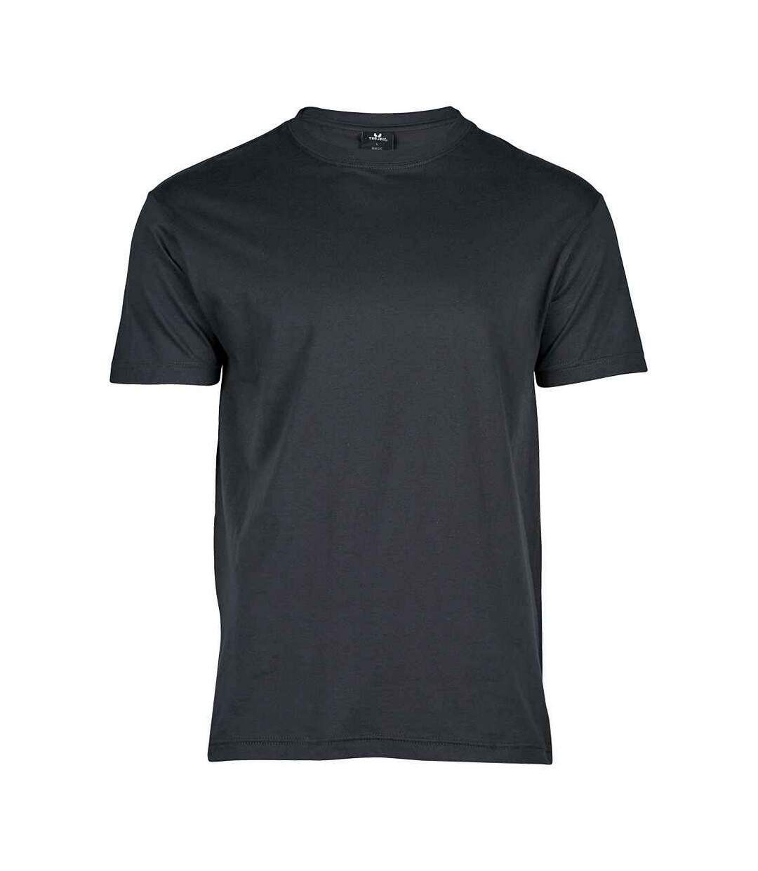 Tee Jays Mens Basic T-Shirt (Dark Grey)