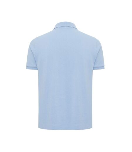 Mens yosemite pique polo shirt sky blue Iqoniq