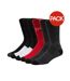 Pack Of 6  Mens Socks  Black Red Ralph Lauren-1