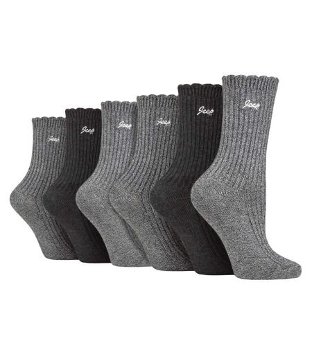 Ladies 6 Pack Bamboo Boot Socks | Cute Scalloped Top Socks