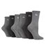 Ladies 6 Pack Bamboo Boot Socks | Cute Scalloped Top Socks-1