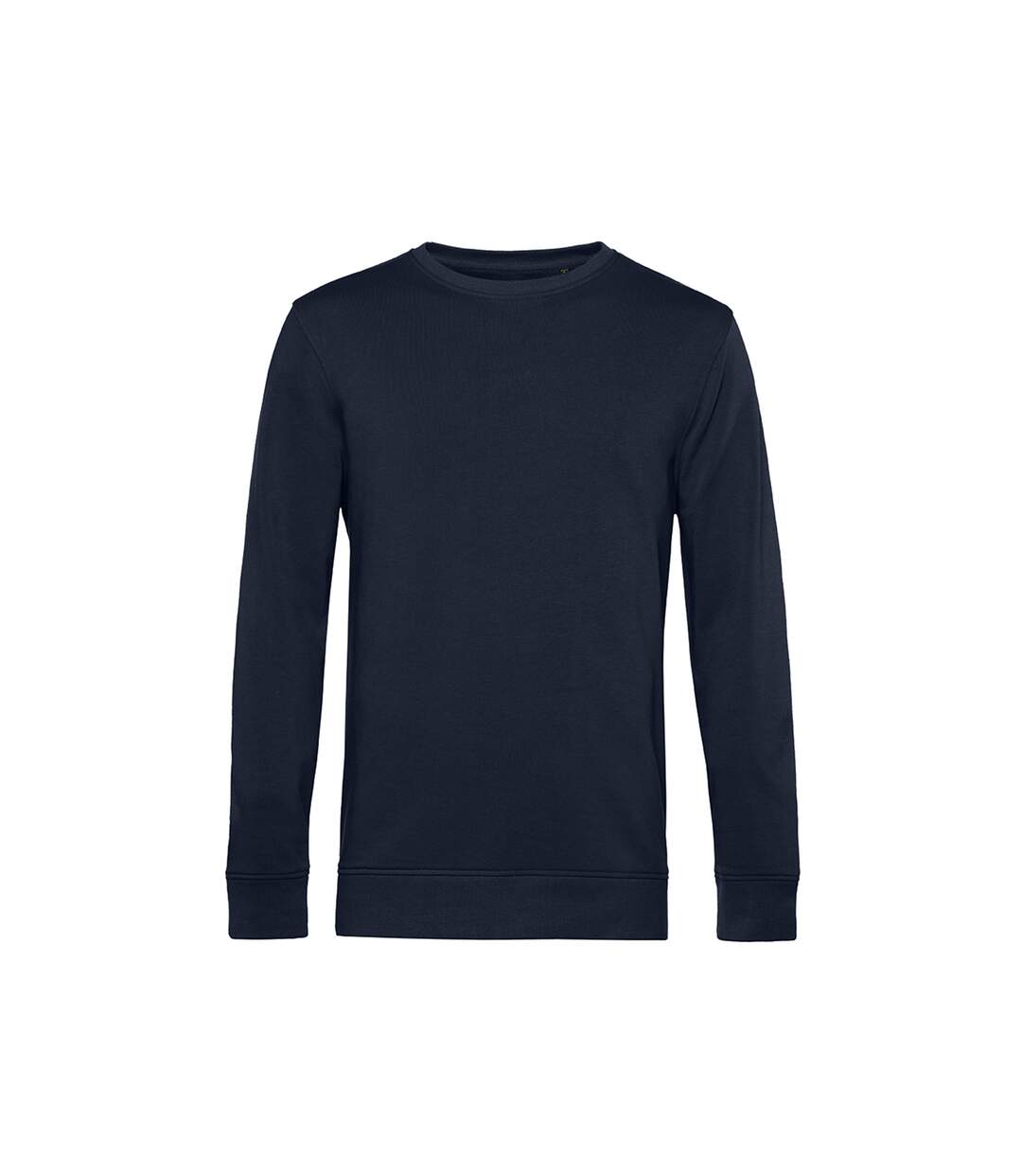 B&C Sweat organique à col ras du cou pour hommes (Bleu marine) - UTBC4691