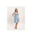 Robe courte crochet et denim IBONE - Dona X Lisa-4