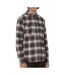 Chemise Marron/Blanc Homme Dickies Evansville - L