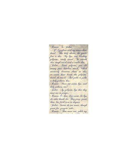 Papier Peint Verses of Love Romeo & Juliet 50x1000cm