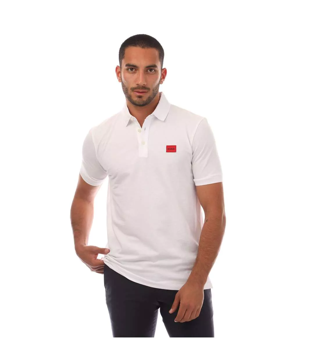 Polo Dereso232 Homme Blanc Hugo-2