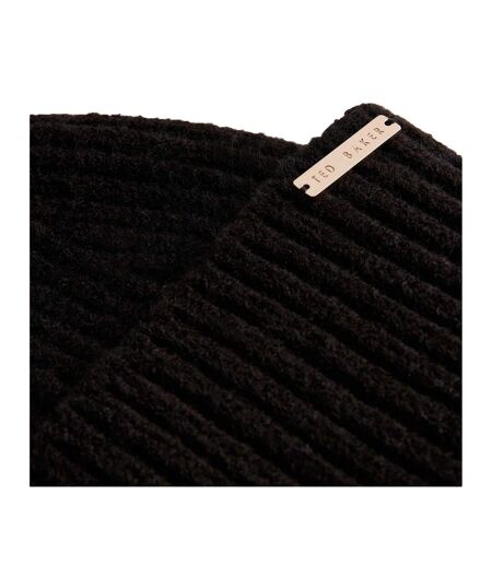 Unisex Adult Winter Bobble Hat Black Ted Baker