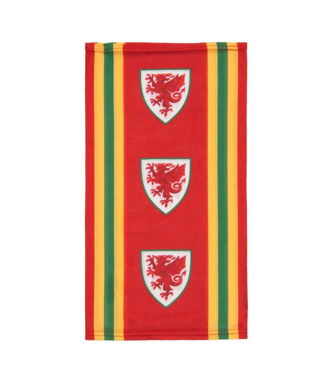 Snood Motif/style Rétro Taille Unique Rouge Jaune Vert FA Wales-2