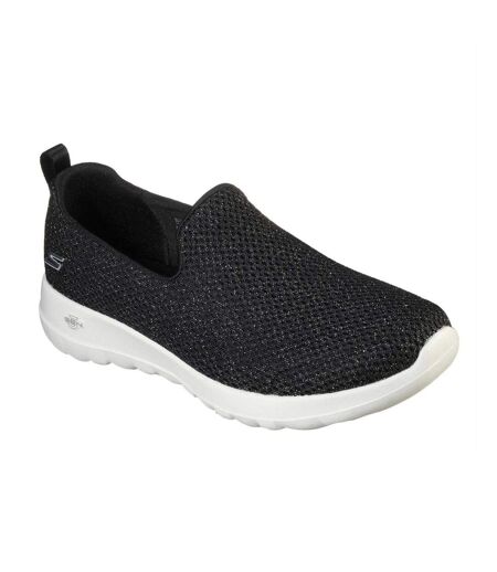 Baskets Motif/style Scintillant Go Walk Joy Femme Noir Jaune Or Skechers