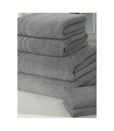 Rapport So Soft Towel Set (Pack of 6) (Charcoal) (One Size) - UTAG678