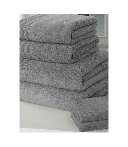 Rapport So Soft Towel Set (Pack of 6) (Charcoal) (One Size) - UTAG678