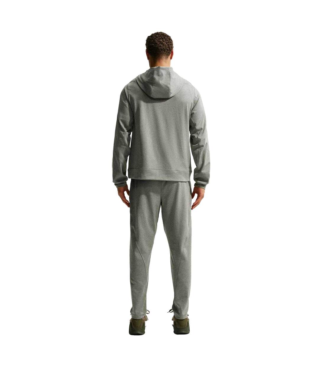 Mens Primary Dri-fit Pullover Hoodie Light Grey Nike-2