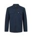 Veste-chemise Unie À Fermeture Éclair Homme Bleu Marine Lyle & Scott-1