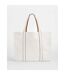 Tote Bag Motif/style Grand Courtside Taille Unique Blanc Doux Caramel Westford Mill-3