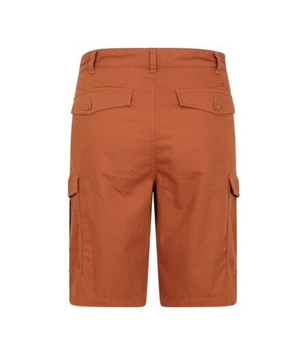 Mens Lakeside Cargo Shorts Rust Mountain Warehouse