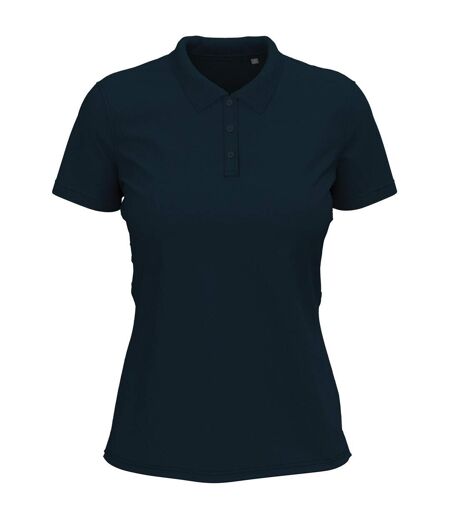 Polo femme bleu foncé Stedman