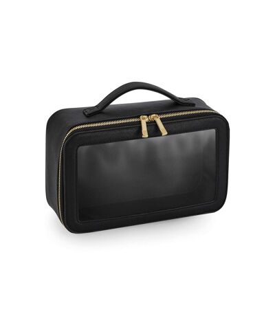 Bagbase Clear Toiletry Bag (Black) (One Size) - UTRW8873