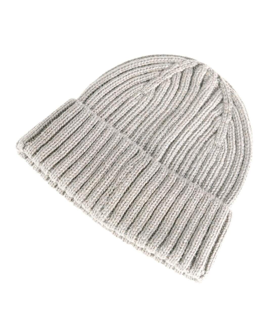 Bonnet Motif/style Uni Gris Argenté Mascot-2