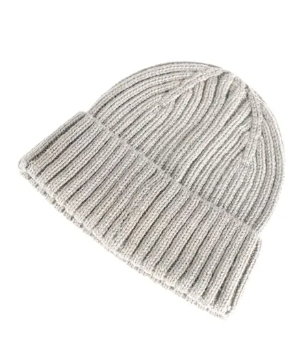 Bonnet Motif/style Uni Gris Argenté Mascot