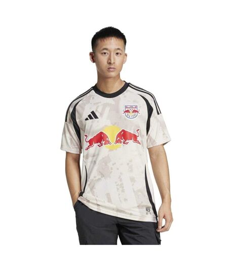 Mens 25/26 Adidas Away Jersey Ivory New York Red Bulls