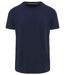 T-shirt manches courtes vintage - KV2106 - bleu marine - homme