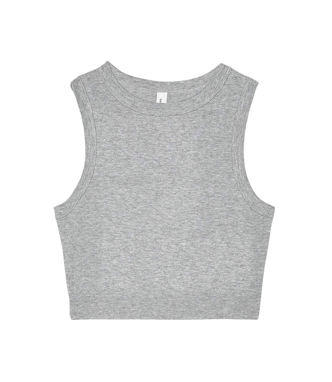Débardeur Femme Gris Clair Chiné Bella + Canvas-2