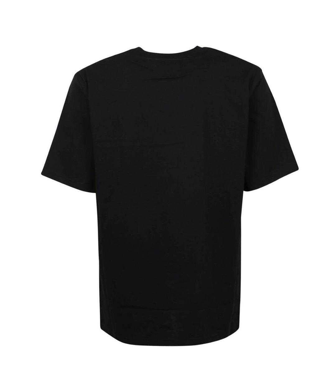 T-shirt Motif/style Écusson Homme Noir Moschino-2
