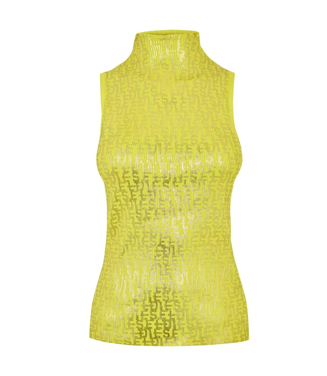 Haut Sans Manches Femme Jaune Fendi-2