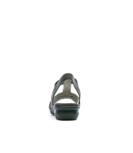 Sandales noir femme relife jolivia