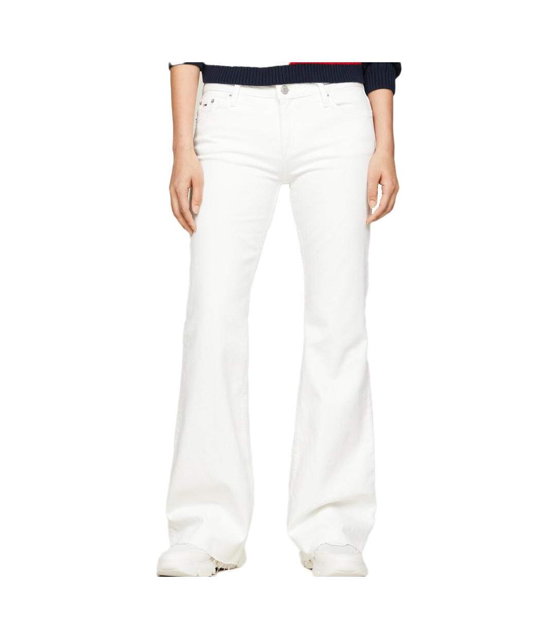 Jean Regular Blanc Femme Tommy Hilfiger Sophie - W26-L30