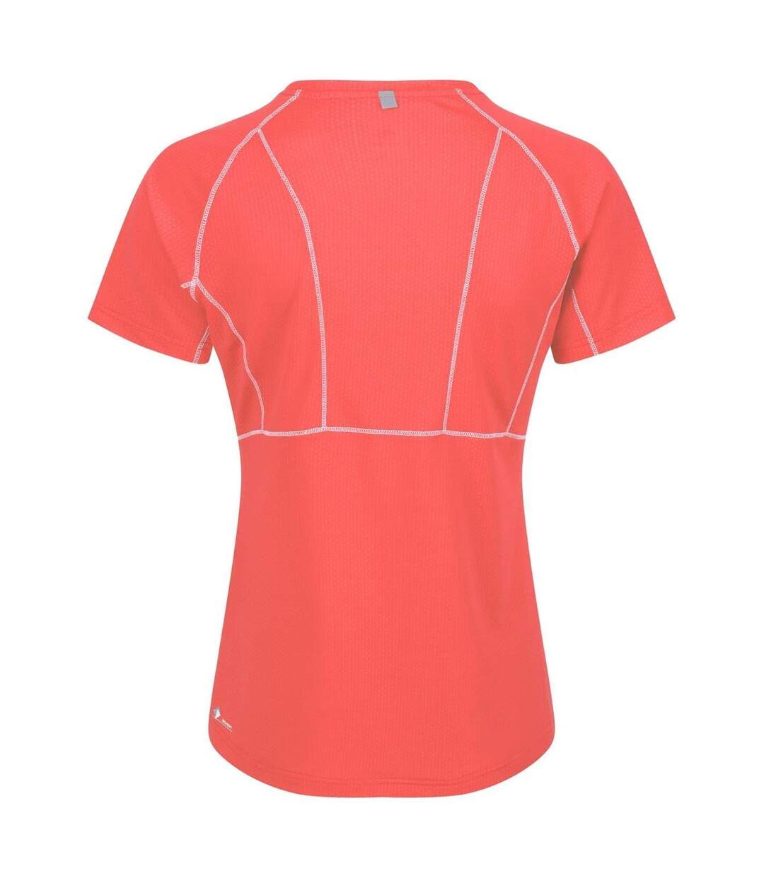 Womens/ladies Devote Ii Contrast Detail T-shirt Neon Peach Regatta-2