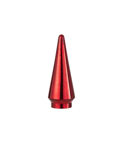 Sapin de Noël en Verre Led 34cm Rouge