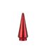 Sapin de Noël en Verre Led 34cm Rouge-1