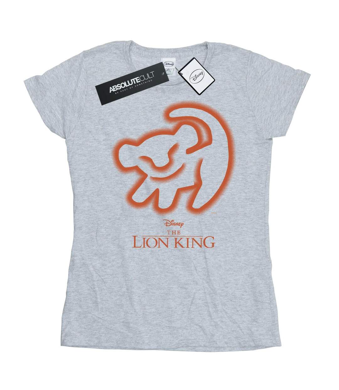 Disney - T-shirt THE LION KING CAVE DRAWING - Femme (Gris chiné) - UTBI15358-1