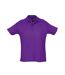 Polo Summer Homme Violet Foncé SOLS-1