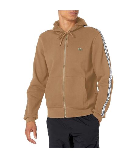 Veste À Capuche Homme Marron Lacoste